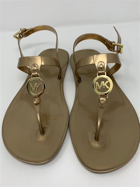 sandale dorée michael kors|Michael Kors ladies sandals.